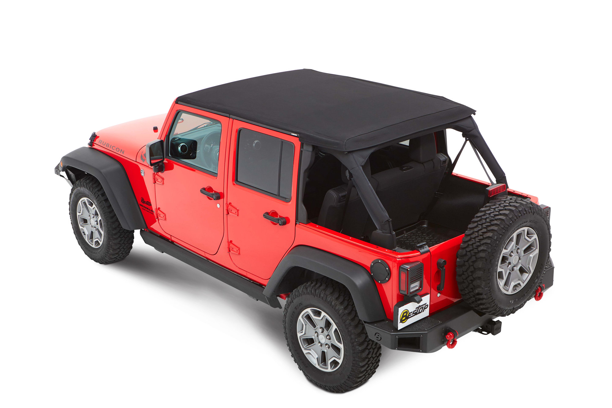 Bestop 5685368 All-New Trektop NX Twill Soft Top for 07-18 Jeep Wrangler JK  4 Door